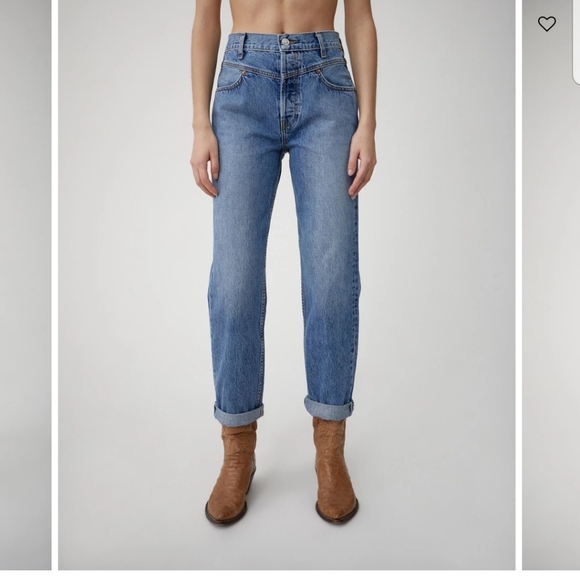 redone double yoke jean